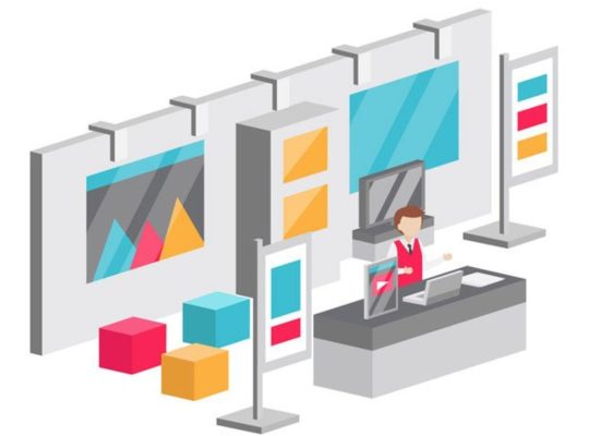 نیروی بازاریاب محیطی نمایشگاهی